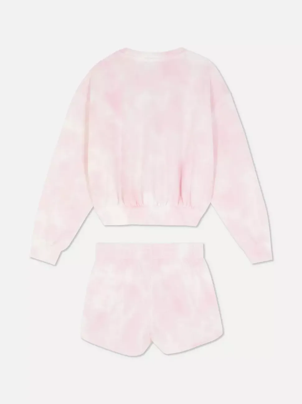 Bluza i szorty ze wzorem tie-dye, motyw Hello Kitty