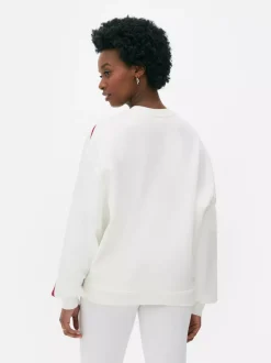 Bluza oversize w uniwersyteckim stylu z numerem