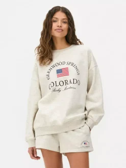 Bluza oversize z nadrukiem