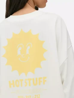 Bluza oversize z nadrukiem