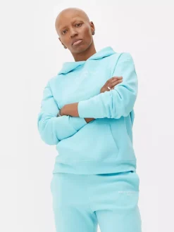 Bluza z kapturem, długim rękawem i nadrukiem