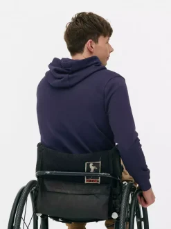 Bluza z kapturem i dekoltem ściąganym sznurkiem