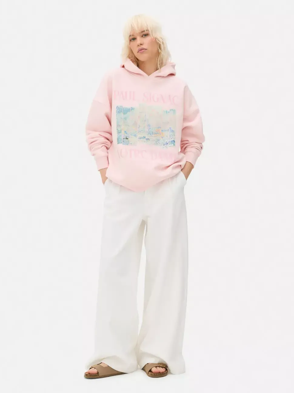 Bluza z kapturem i motywem Paula Signaca