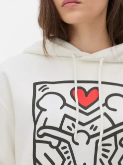 Bluza z kapturem z grafiką Keitha Haringa