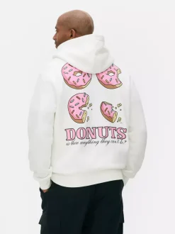 Bluza z kapturem z motywem pączka i Simpsonów