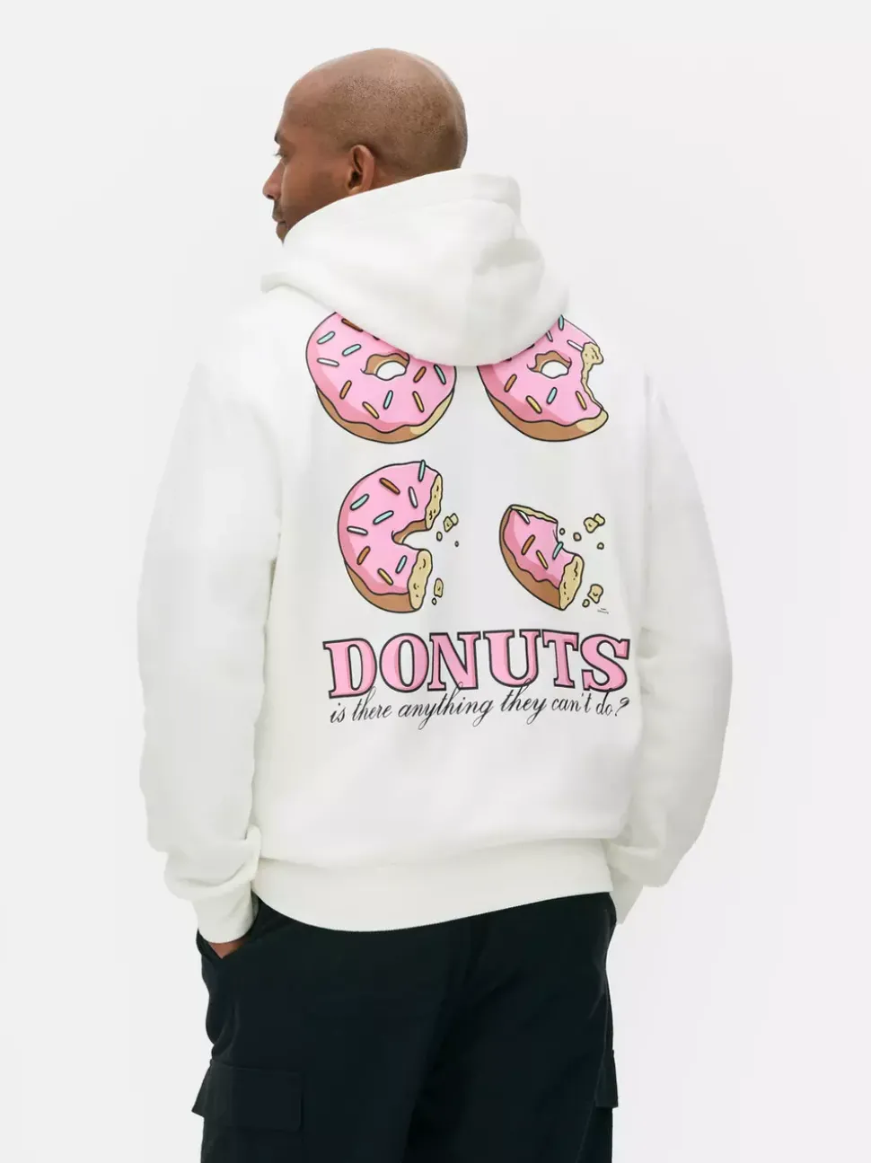 Bluza z kapturem z motywem pączka i Simpsonów