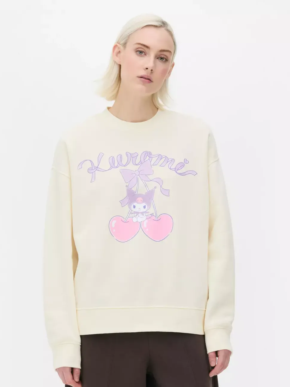 Bluza z motywem Kuromi z Hello Kitty i przyjaciół