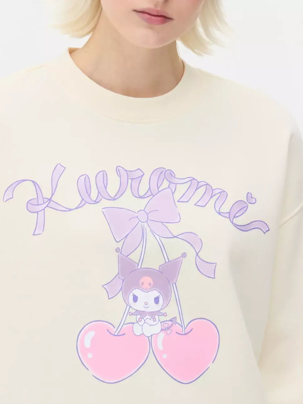 Bluza z motywem Kuromi z Hello Kitty i przyjaciół
