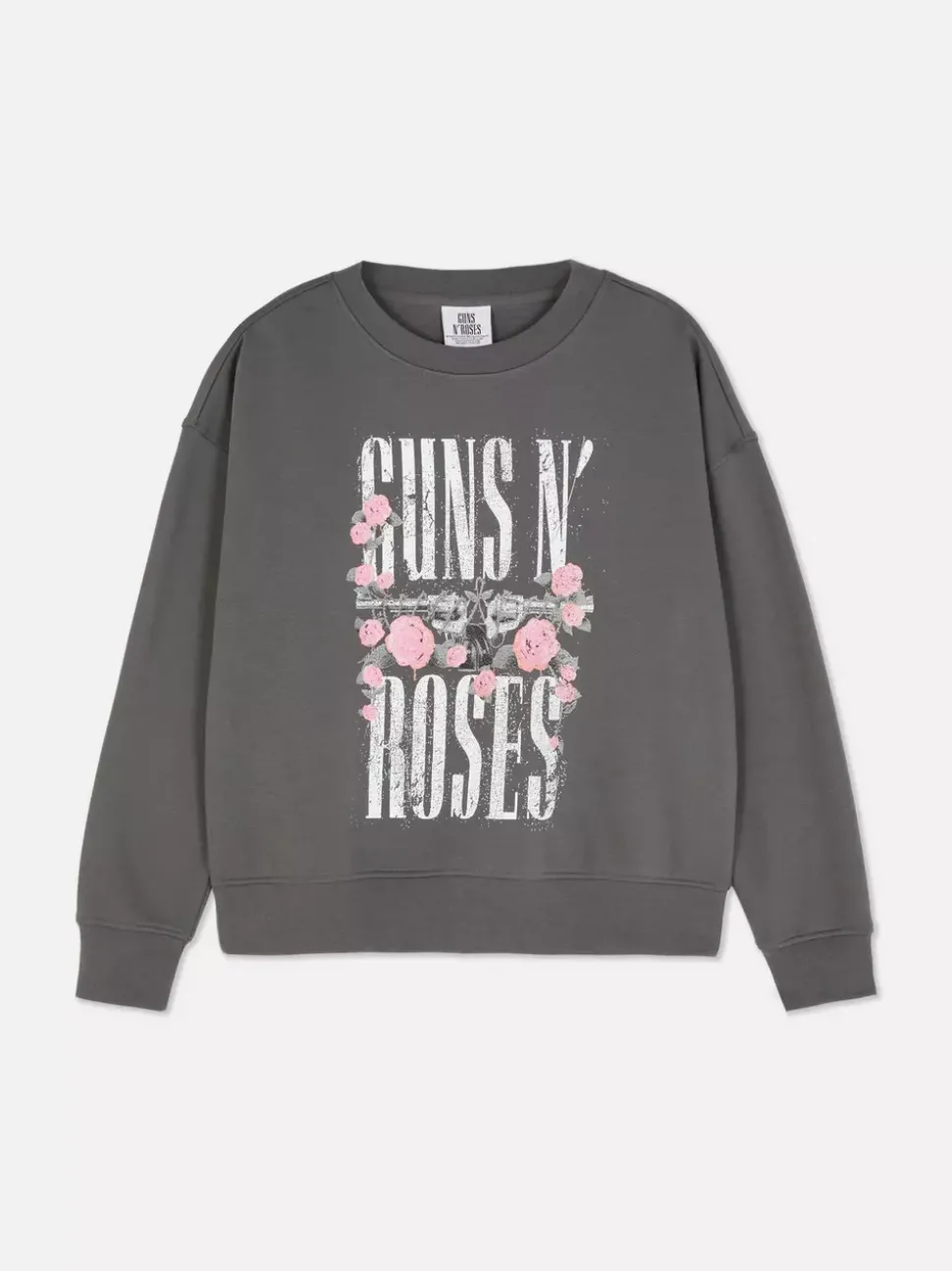 Bluza z nadrukiem Guns N’ Roses i efektem znoszenia