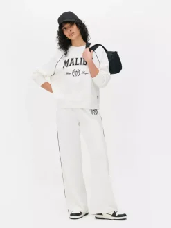 Bluza z napisem Malibu