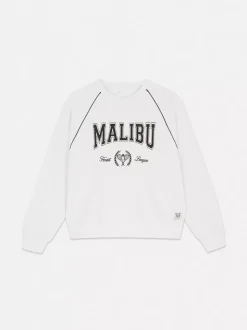 Bluza z napisem Malibu