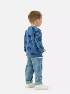 Bluza z okrągłym dekoltem i nadrukiem Jurassic World