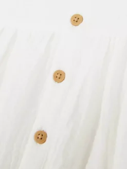 Bluzka z krótkim rękawem z muślinu