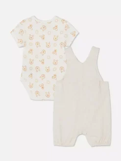 Body i ogrodniczki z Kubusiem Puchatkiem Disneya