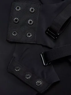 Body modelujące z lycry z miseczkami