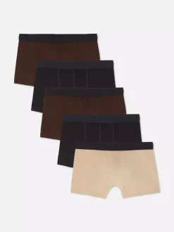 Bokserki w jednolitym kolorze, 5 par