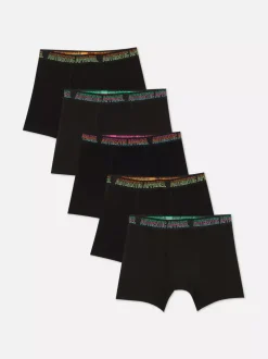 Bokserki z gumką z efektem ombre, 5 par