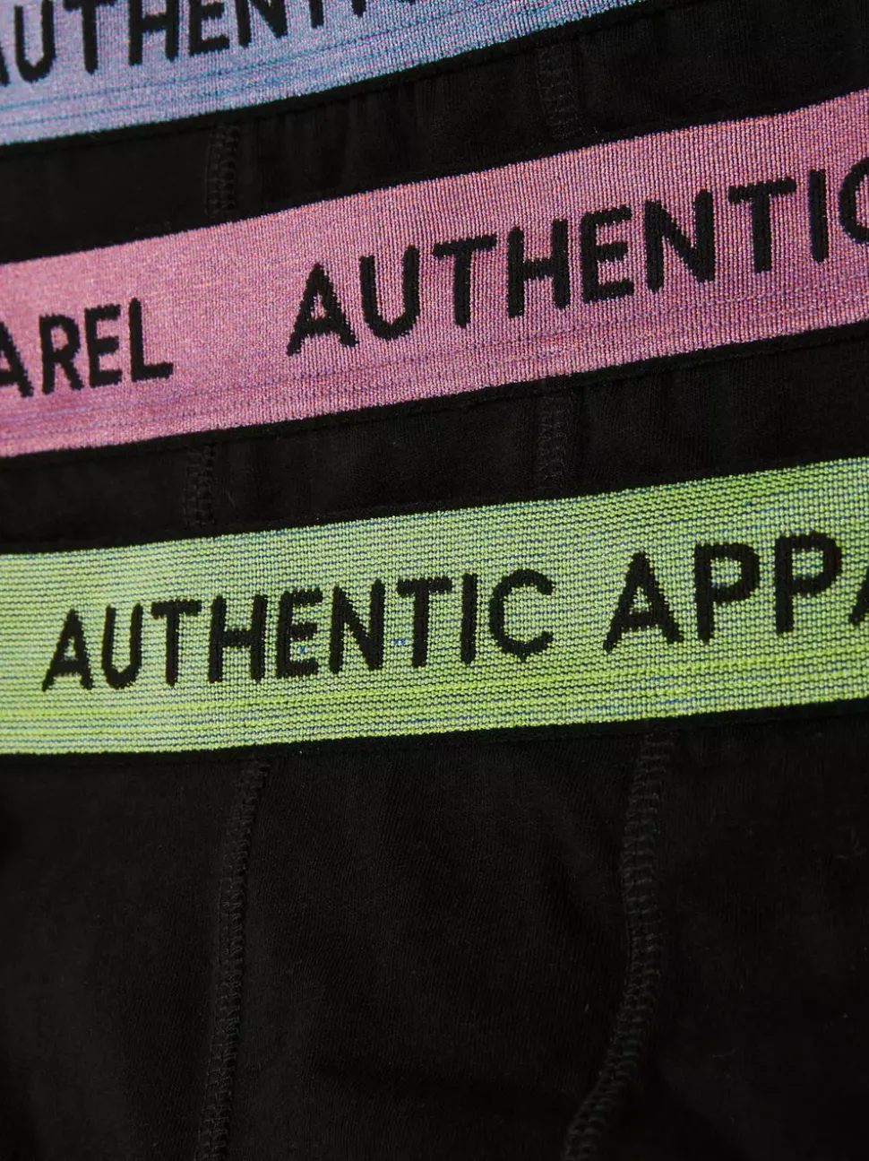 Bokserki z opalizującą gumką, 3 pary