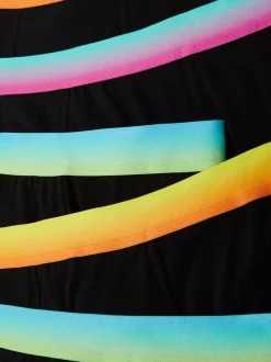 Bokserski z kolorową gumką, 5 par