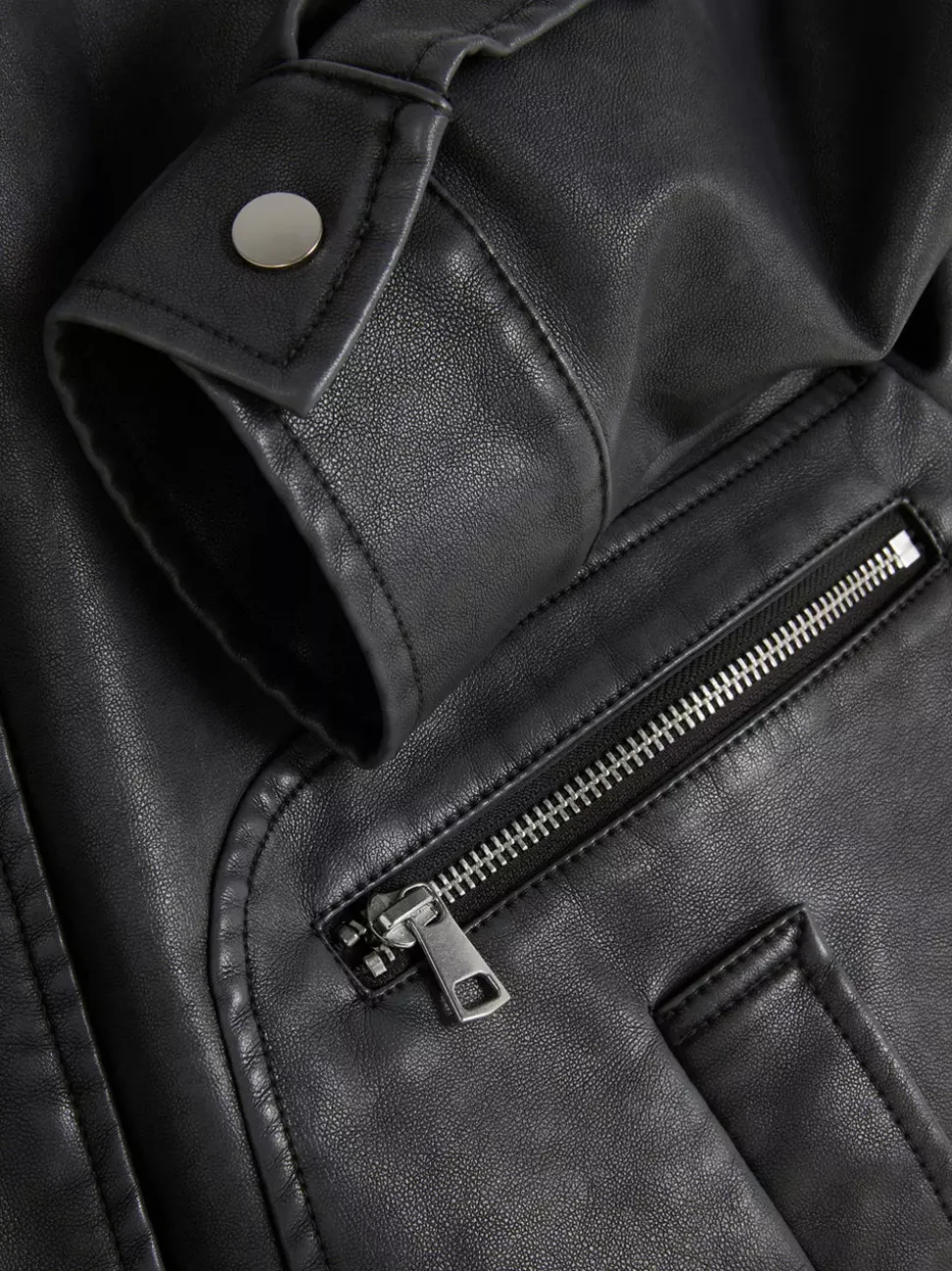 Bomberka ze sztucznej skóry