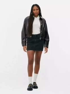 Bomberka ze sztucznej skóry