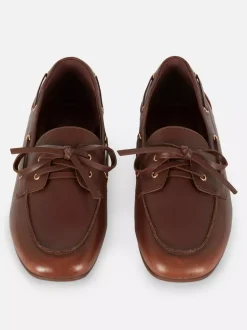 Buty żeglarskie ze sztucznej skóry