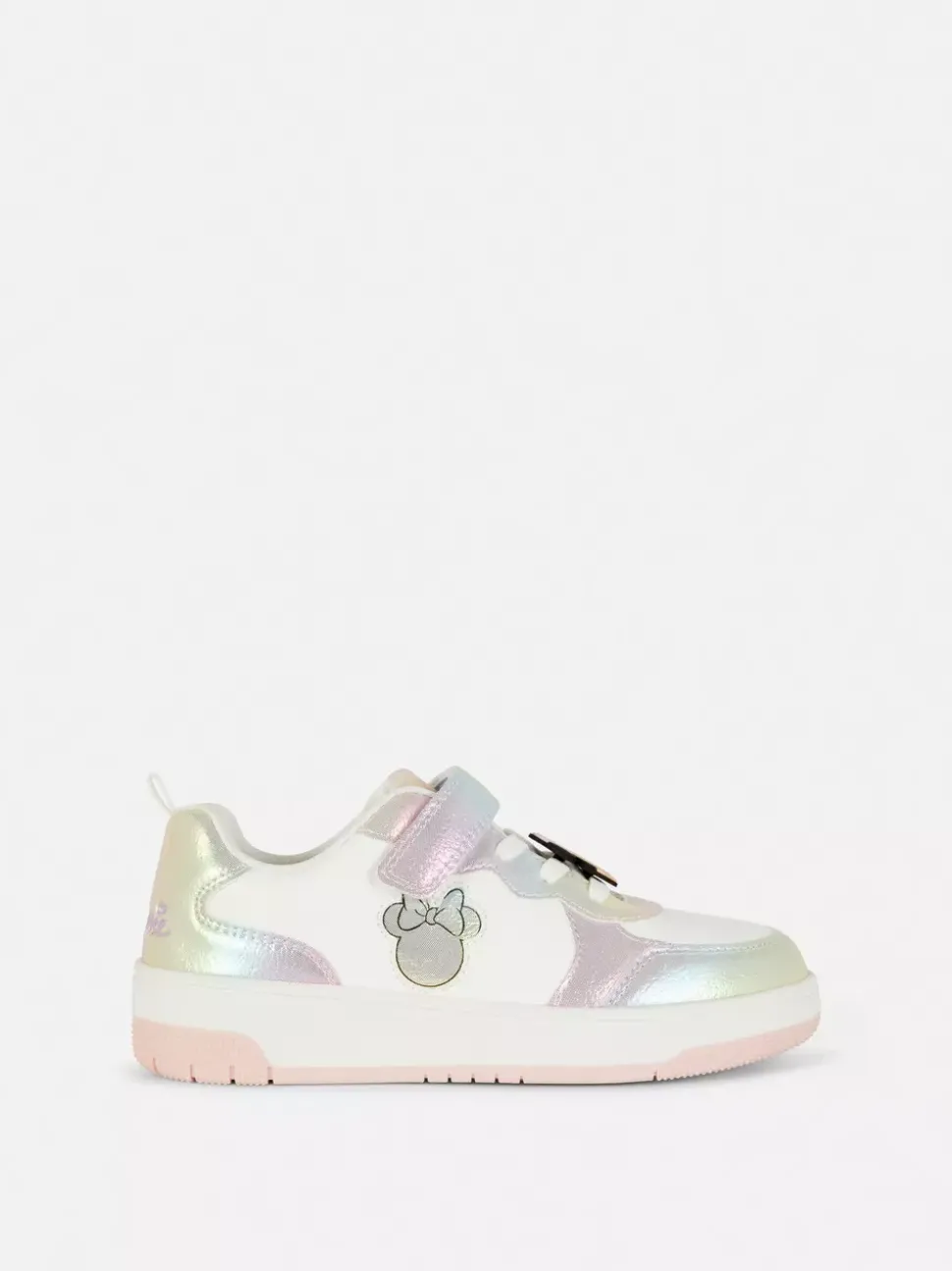 Buty sportowe z metalicznym wzorem i motywem Disneya