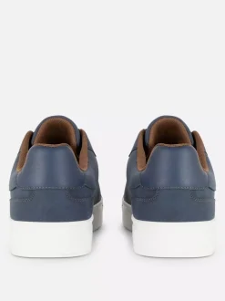 Buty sportowe z niską cholewką ze sztucznego zamszu