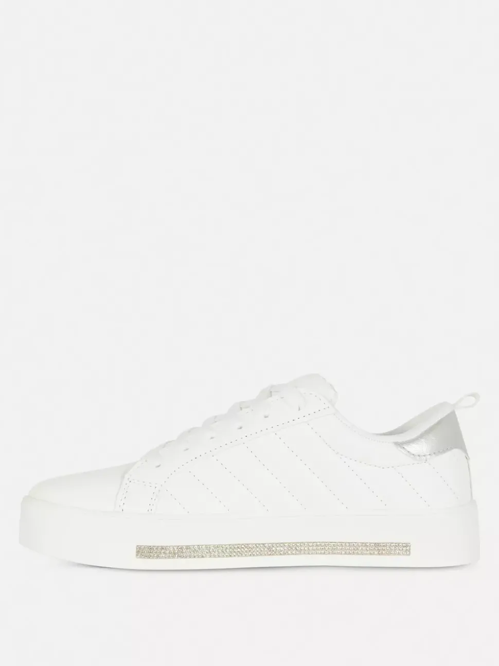 Buty sportowe z niską cholewką i strasem