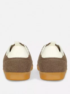 Buty sportowe ze sztucznego zamszu z niską cholewką