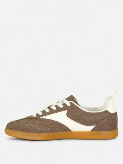 Buty sportowe ze sztucznego zamszu z niską cholewką