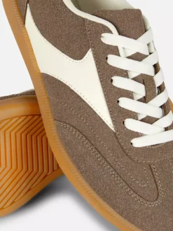 Buty sportowe ze sztucznego zamszu z niską cholewką