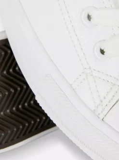 Buty sportowe ze sztucznej skóry z niską cholewką