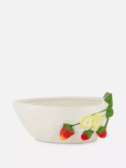 Ceramiczna miska w kształcie truskawki