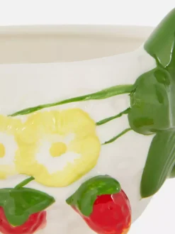 Ceramiczna miska w kształcie truskawki