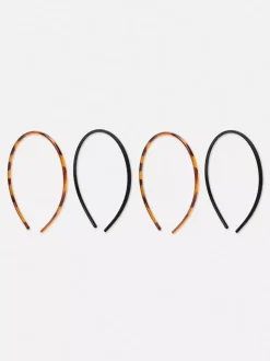 Cienkie i sztywne opaski do włosów, 4 szt.