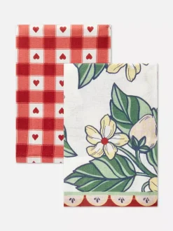 Ściereczki kuchenne z nadrukiem, 2 szt.