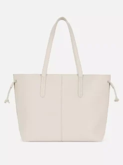 Ściągana sznurkiem torba shopper ze sztucznej skóry