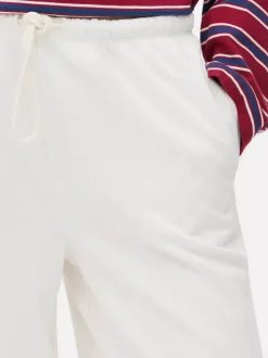 Ściągane sznurkiem spodnie dresowe z szeroką nogawką