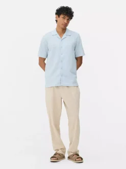 Dżersejowa koszula z zapięciem na guziki