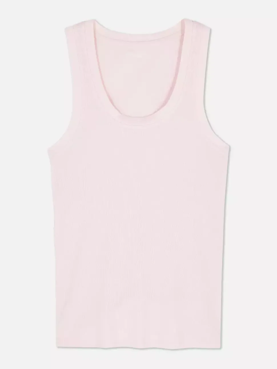 Dżersejowa koszulka prążkowana bez rękawów