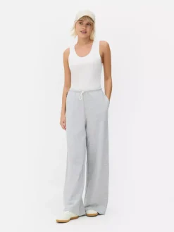 Dżersejowa koszulka prążkowana bez rękawów