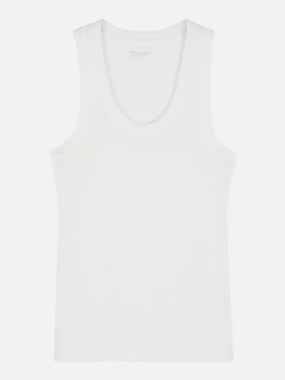 Dżersejowa koszulka prążkowana bez rękawów