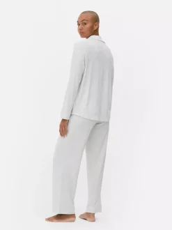 Dżersejowa piżama typu boyfriend