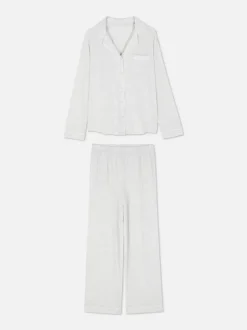 Dżersejowa piżama typu boyfriend