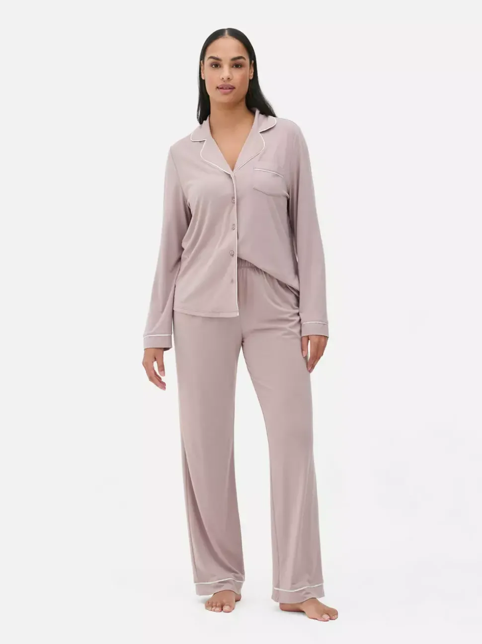 Dżersejowa piżama typu boyfriend