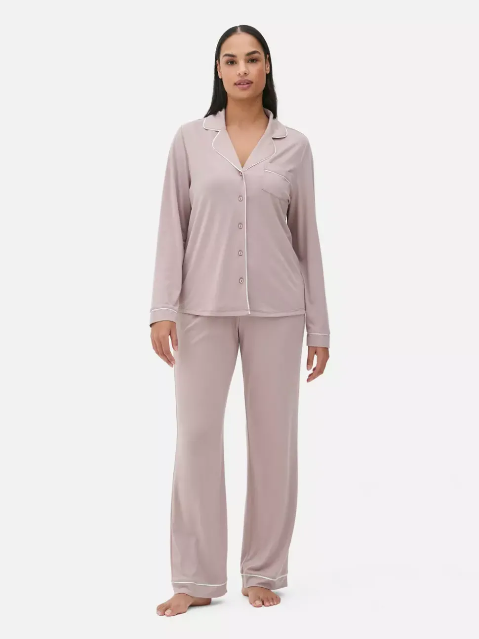 Dżersejowa piżama typu boyfriend