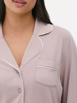 Dżersejowa piżama typu boyfriend