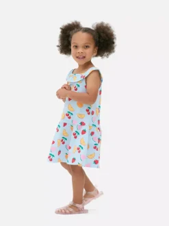 Dżersejowa sukienka bez rękawów ze wzorem tie-dye