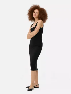 Dżersejowa sukienka bez rękawów